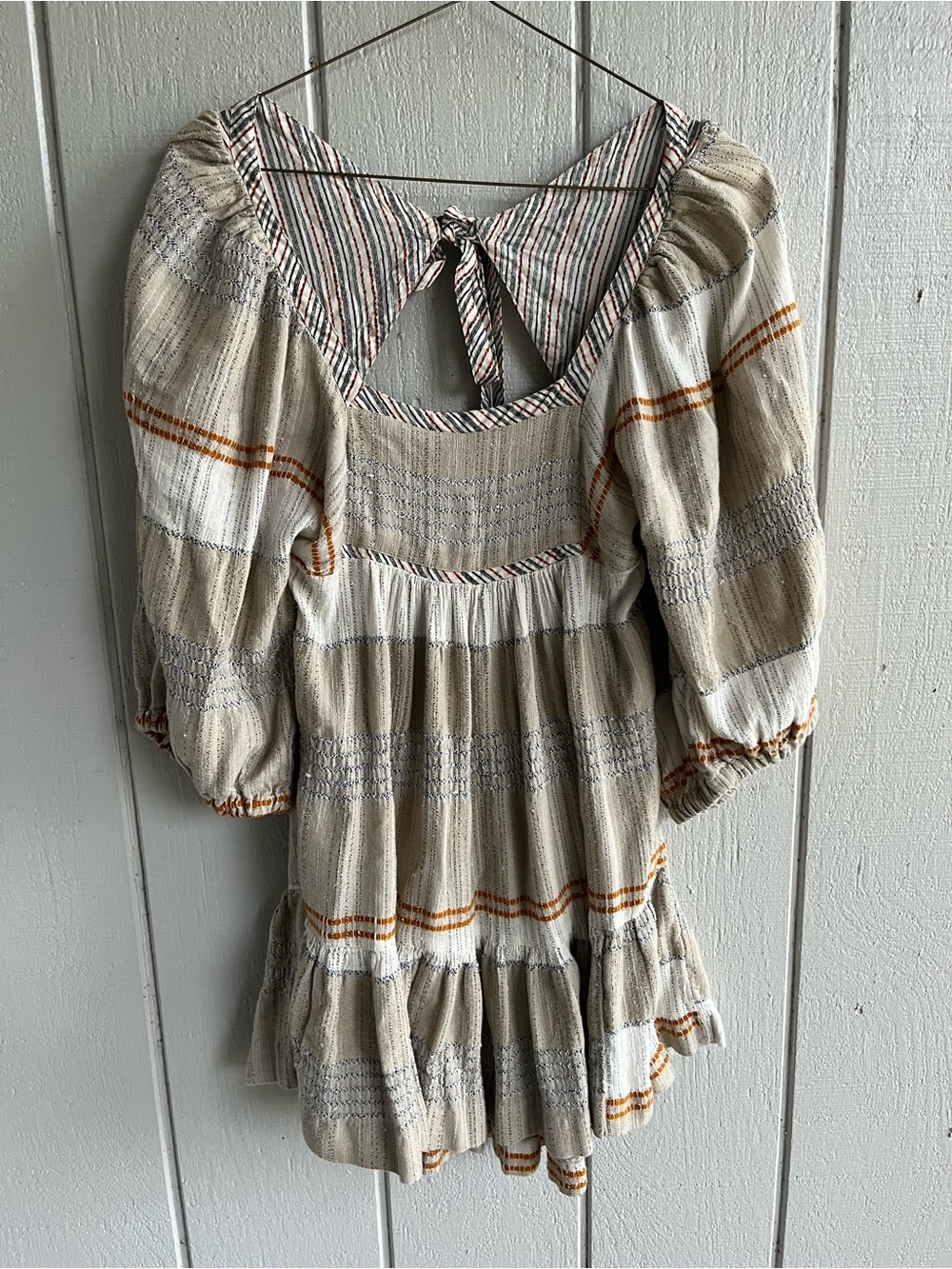 Free People Cosy Striped Mini Dress Co Size S